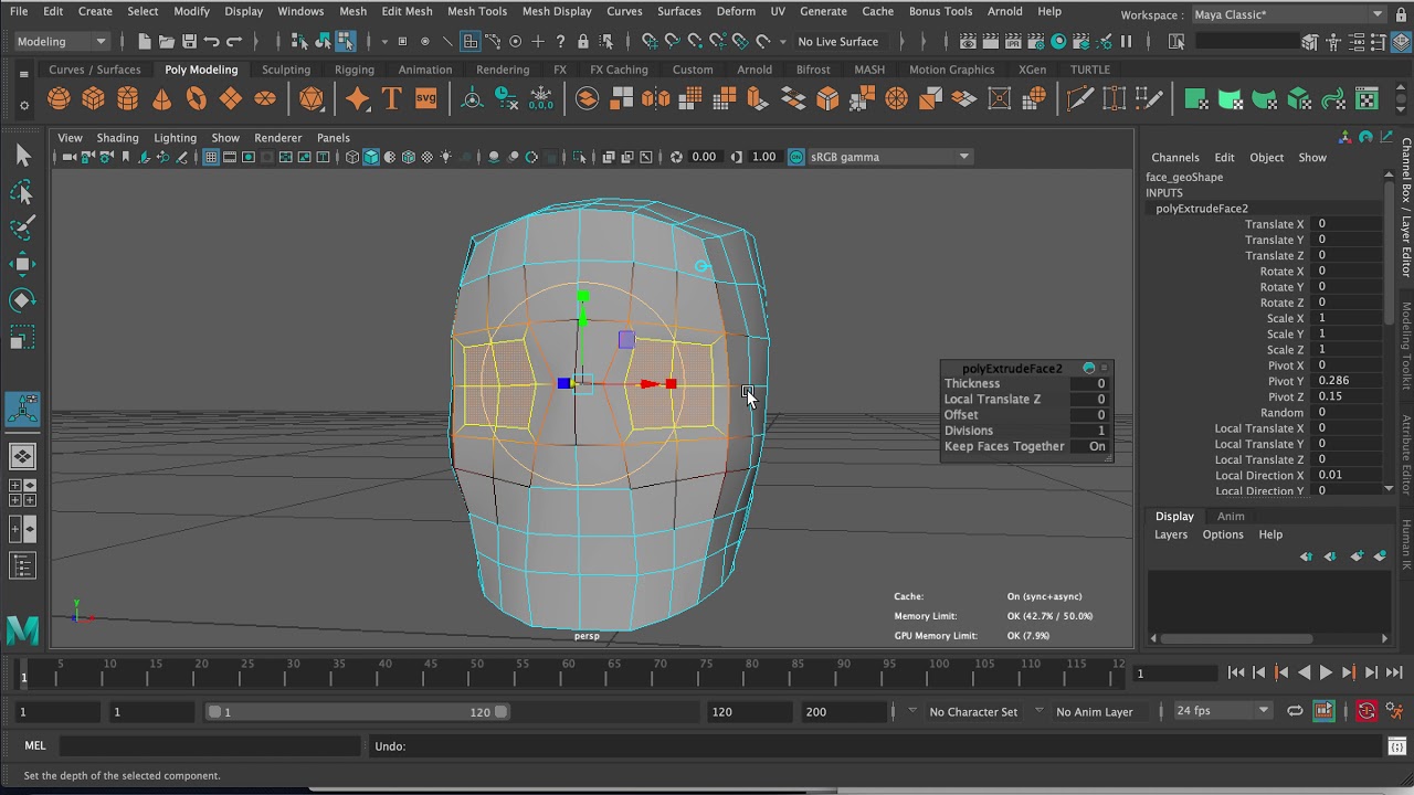 Simple Box Modeling Basic Part 1 - YouTube