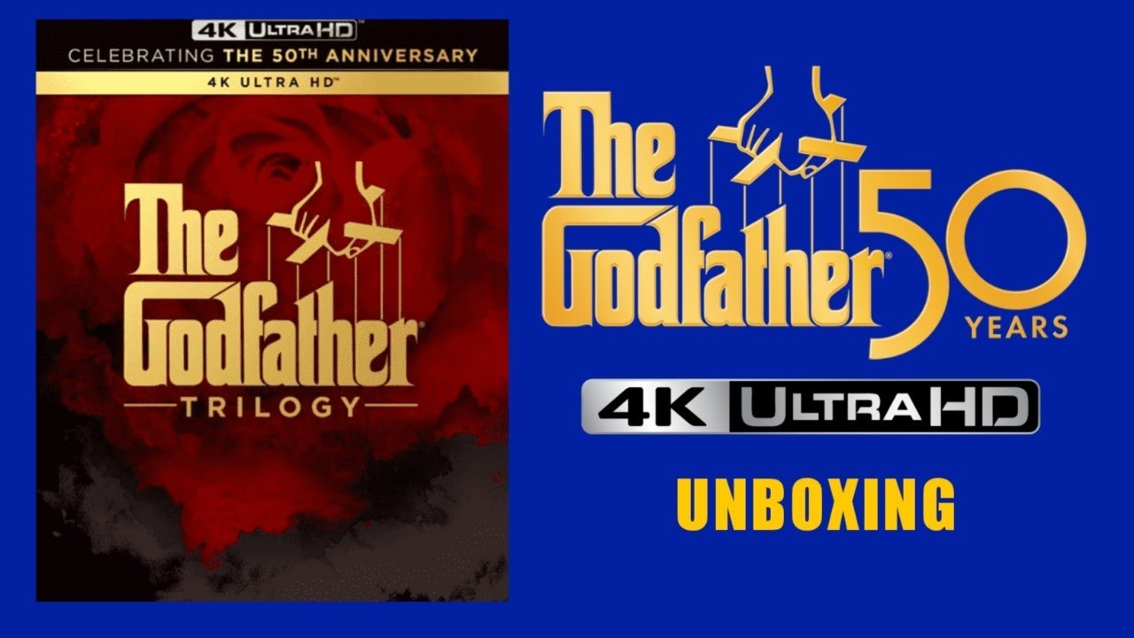 THE GODFATHER TRILOGY 4K UHD UNBOXING | 50TH Anniversary Edition 
