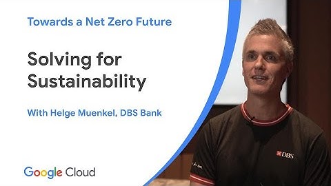 Solving for Sustainability with Helge Muenkel, DBS Bank