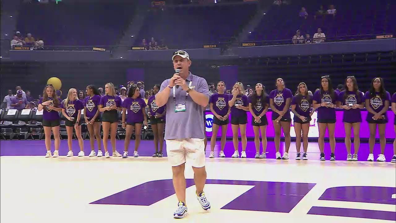 2024 LSU Gymnastics National Championship - Public Ring Ceremony