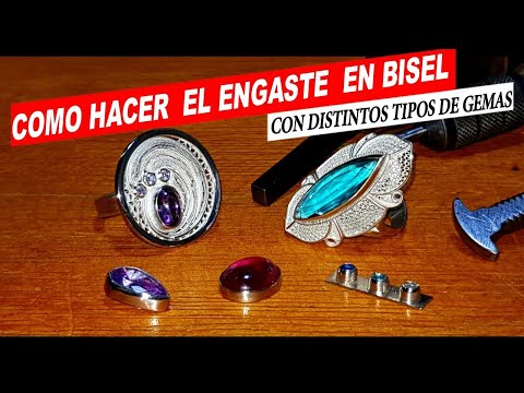 HOW TO MAKE THE SETTING ON JEWELERY BEZEL (silver bezel jewelry making.)