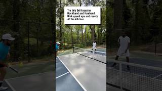Drill and tips to help you level up your Dink speed ups and kitchen resets
