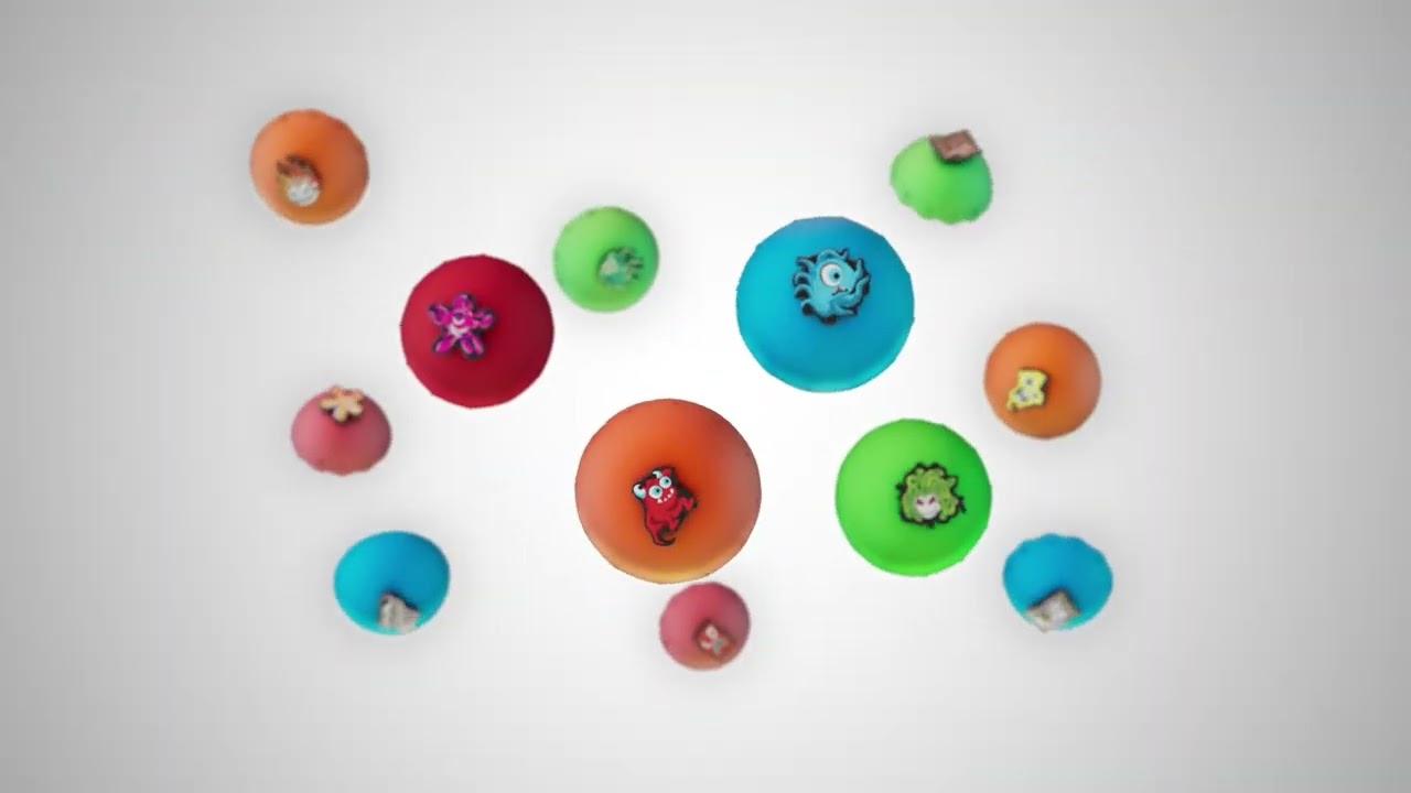 ZeeBeez Bouncing Bowl 4 Pack - Fun 6 ft Jumping Toys