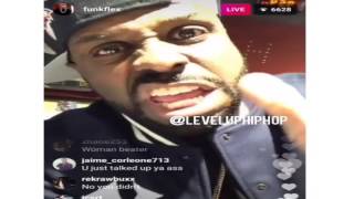 Funk Flex Cries On Instagram Live; Blames Tupac For Biggie's Death "He Lied On Him" (Full Video)