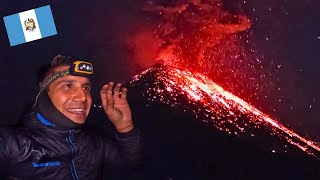 Subo al VOLCAN MÁS PELIGROSO de AMÉRICA y ERUPCIONA 🇬🇹 / Cap 135/ TRIPLTEK/ USHUAIA a ALASKA en MOTO