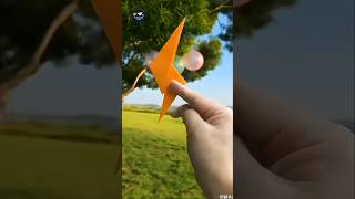 how to make a paper ninja weapon 🔫, origami paper weapons #shorts #origami