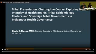 27th Bi-Annual CDC/ATSDR Tribal Advisory Committee Meeting, Day 1 Part 4