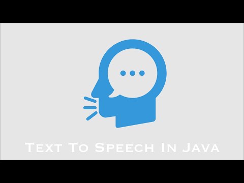 Mini project Text-To-Speech in java