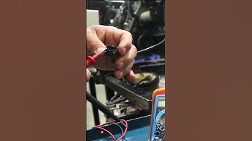 Teste do sensor de rotação do motor