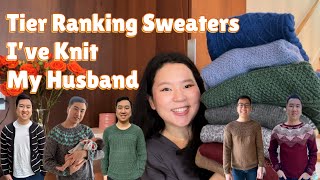 ANdmadeco - Tier Ranking All the Sweaters I’ve Knit My Husband | Finished Bumpy | Knitting Podcast