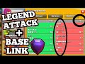 TH 13 LEGEND LEAGUE ATTACK HYBRID + BASE LINK || JUNE DAY 7 || 2020