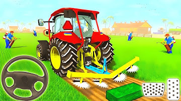 Cargo Tractor Farming Games 3D - Real 2024 Farming Tractor Driving Games - Android Gameplay