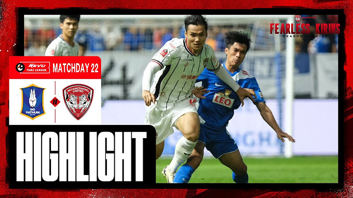 HIGHLIGHTS - THAI LEAGUE  : 2024/25 ((MATCHWEEK 22)BG PATHUM UNITED 2-0 MUANGTHONG UNITED
