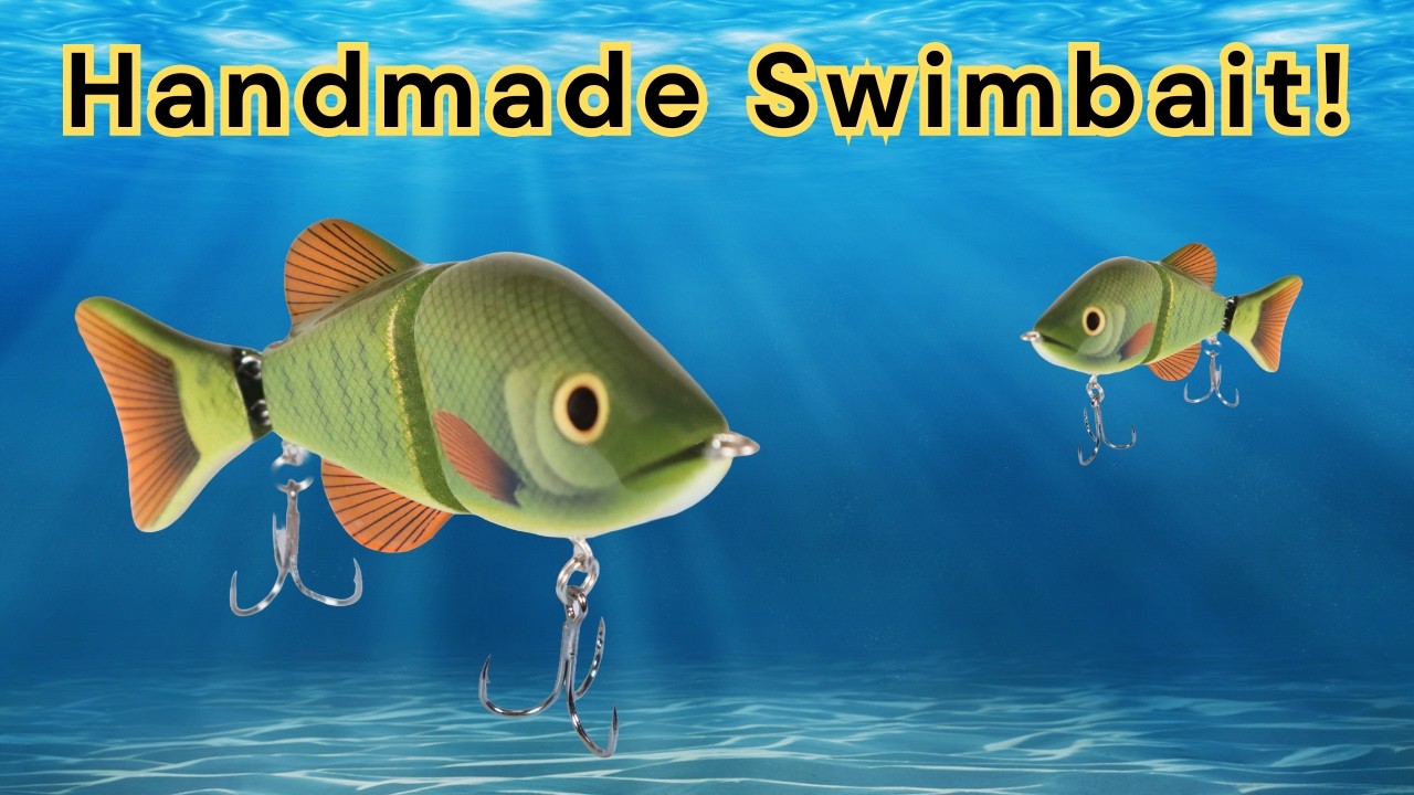 Handmade Swimbait with Lifelike Action Lost After Only a Few Casts!