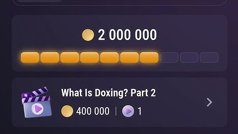 What Is Doxing? Part 2 TapSwap Code |