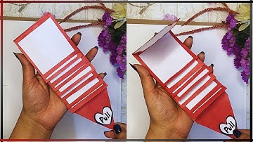 DIY Water Fall Card For Multiple Messages | How To Make WaterFall Card Easy