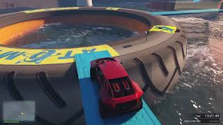 Only 1% out of 999974.55641 can complete this hard parkour race in GTA V!