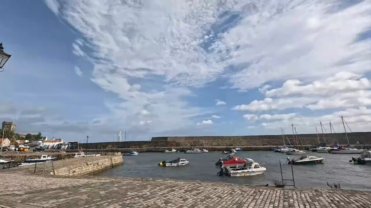 Kirkcaldy Esplanade Basin Car Park to Dysart Harbour and back 18 09 2025