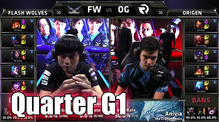 Origen vs Flash Wolves Game 1 | Quarter Finals LoL S5 World Championship 2015 | FW vs OG G1 Worlds