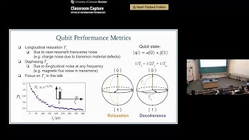 Physics Colloquium, "Improving the Performance of  Superconducting Qubits"