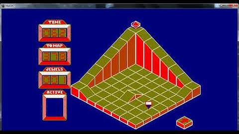 Spindizzy - Amstrad CPC - emulador XNACPC
