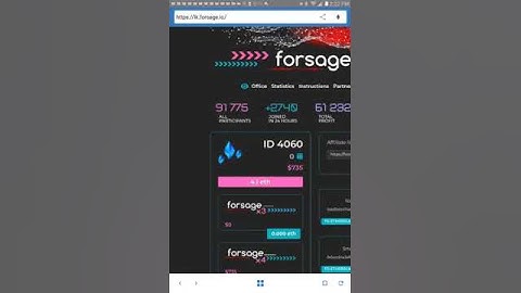Forsage smart contract