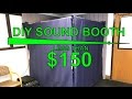 DIY $150 Studio Recording Sound Booth | Soundproofing Acoustic Panels DIY $150 Studio Recording Sound Booth | Soundproofing Acoustic Panels