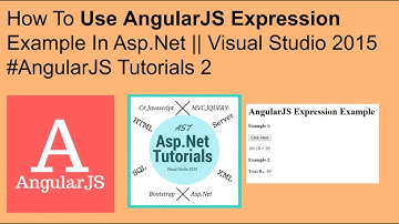 How to use angularjs expressions example in asp.net || visual studio 2015 #angularjs tutoials 2