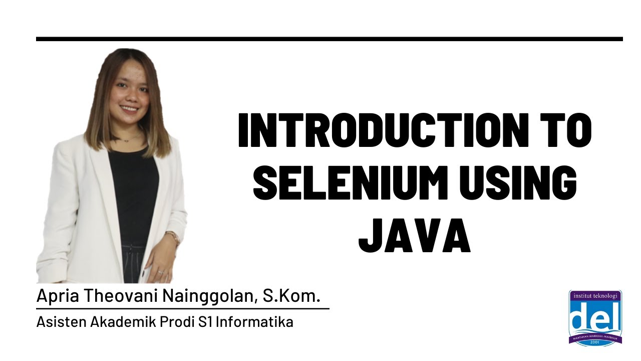 Introduction to Selenium using Java - Regression Testing Tools - YouTube