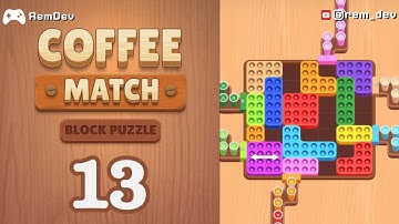 Coffee Match Block Puzzle Level 13 Gameplay Walkthrough
