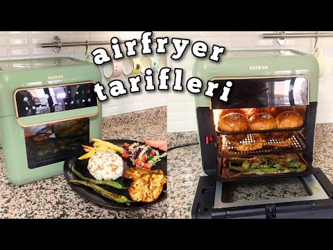 Airfryer Tarifleri/ Airfryer Nedir/ Airfryer Almalı mıyım/ Airfryer 4 Yemek Tarifi/ Sessiz vlog