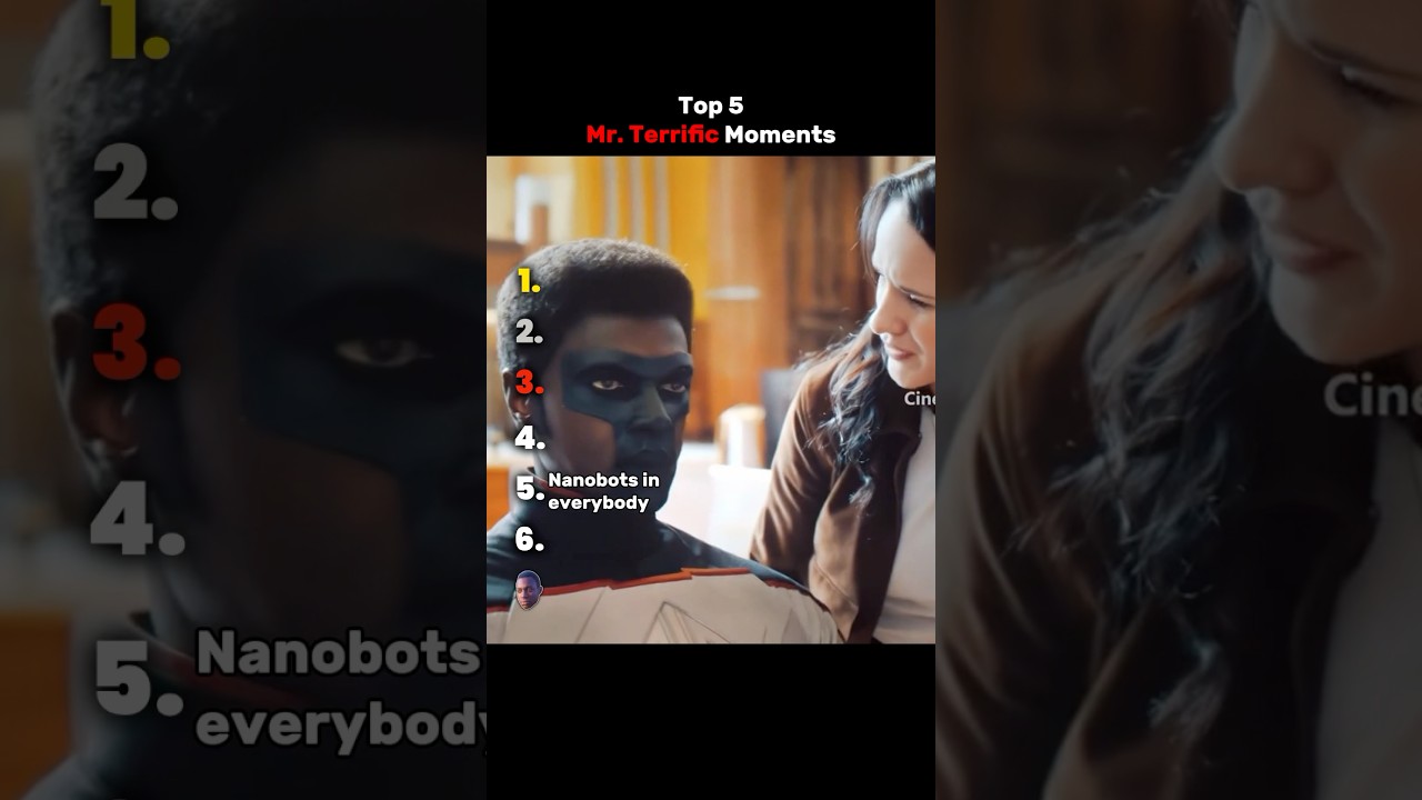 Mr Terrific Moments in Superman 2025 