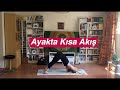Ayakta kısa vinyasa akış
