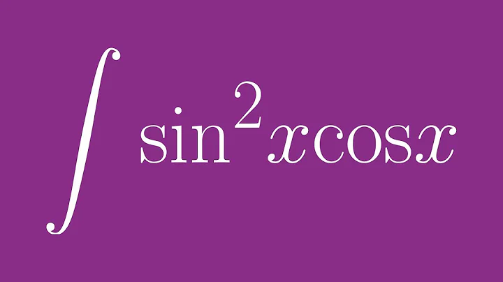 How to integrate sin^2xcosx