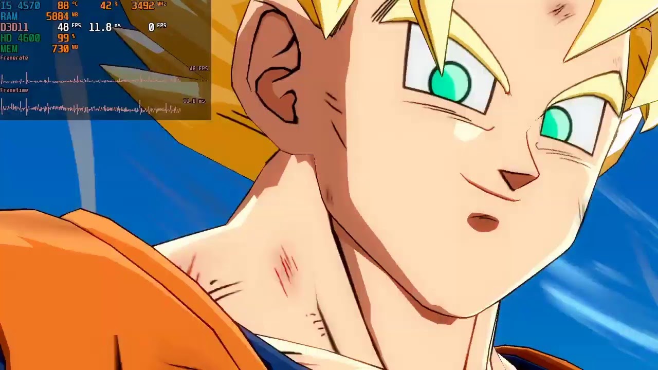 Dragon Ball FighterZ Intel HD 4600