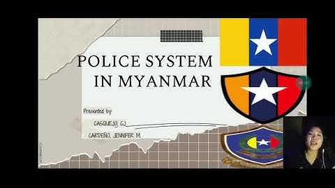 POLICE SYSTEM IN MYANMAR