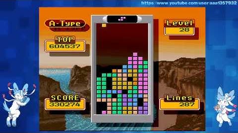 Super Tetris 2 + Bombliss - A Type - Level 0~Max (SP9) line480