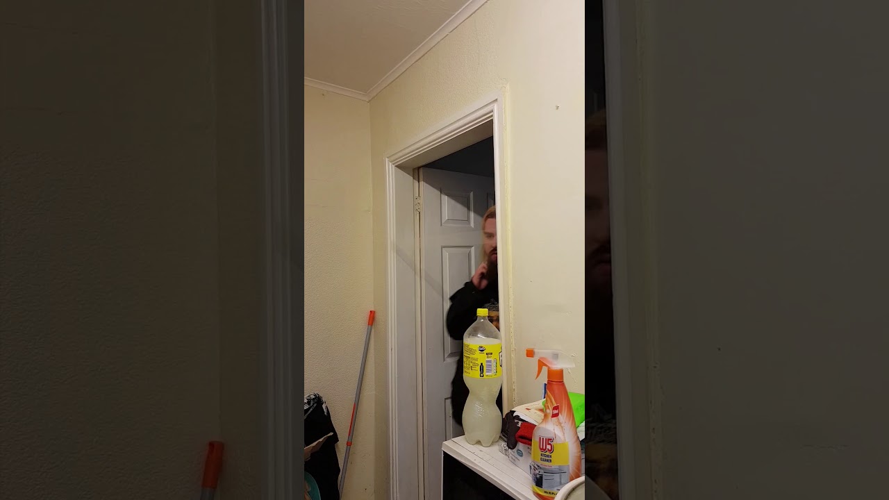 Tape across the door. YouTube