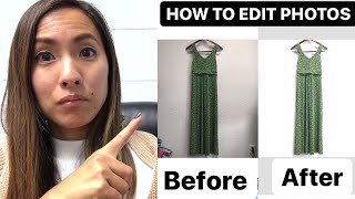 How I Edit Pictures For Poshmark and Ebay Using Pic Tap Go and Google Snapseed!