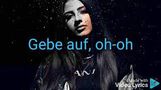 LUNE - GEBE AUF ( Official Lyrics ) ( Text )