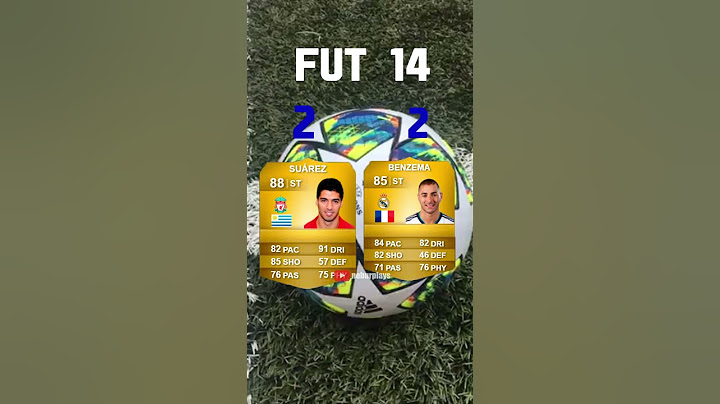 luis suárez vs Benzema throughout the history of fut 🔥🔥 #shorts #viralshorts #fifa23#kb9  #fifa