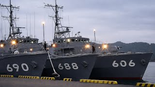海上自衛隊 掃海隊群 in 細島港 機雷戦訓練 及び 掃海特別訓練 @宮崎県日向灘