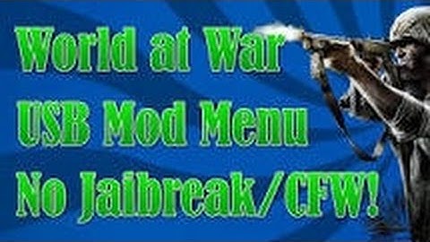 How To get SK8ER LEWIS Mod Menu CoD5 PS3