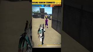 Prank With Random Teammates 🤣🤣 -Part 1 || #riseffgamer #freefire #shorts