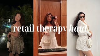 Retail Therapy Sale Haul: Aritzia, Reformation House of CB, Monday Swimwear Lulu Monday Swimwear Husk Geo