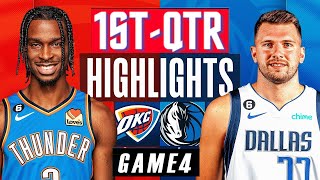 Oklahoma City Thunder vs Dallas Mavericks Game 4 Highlights 1st-QTR | May 13 | 2024 NBA Playoffs