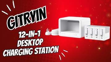 Ultimate All-in-One Charging Hub for Home & Office! Gitryin 12-in-1 Desktop Charging Station Review