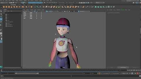 Connecting the Eyes and Controller to the Rig in Maya