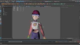 Connecting the Eyes and Controller to the Rig in Maya