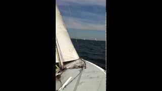 Elvstrom 717 - Waterfalls - aan de wind op de Grevelingen
